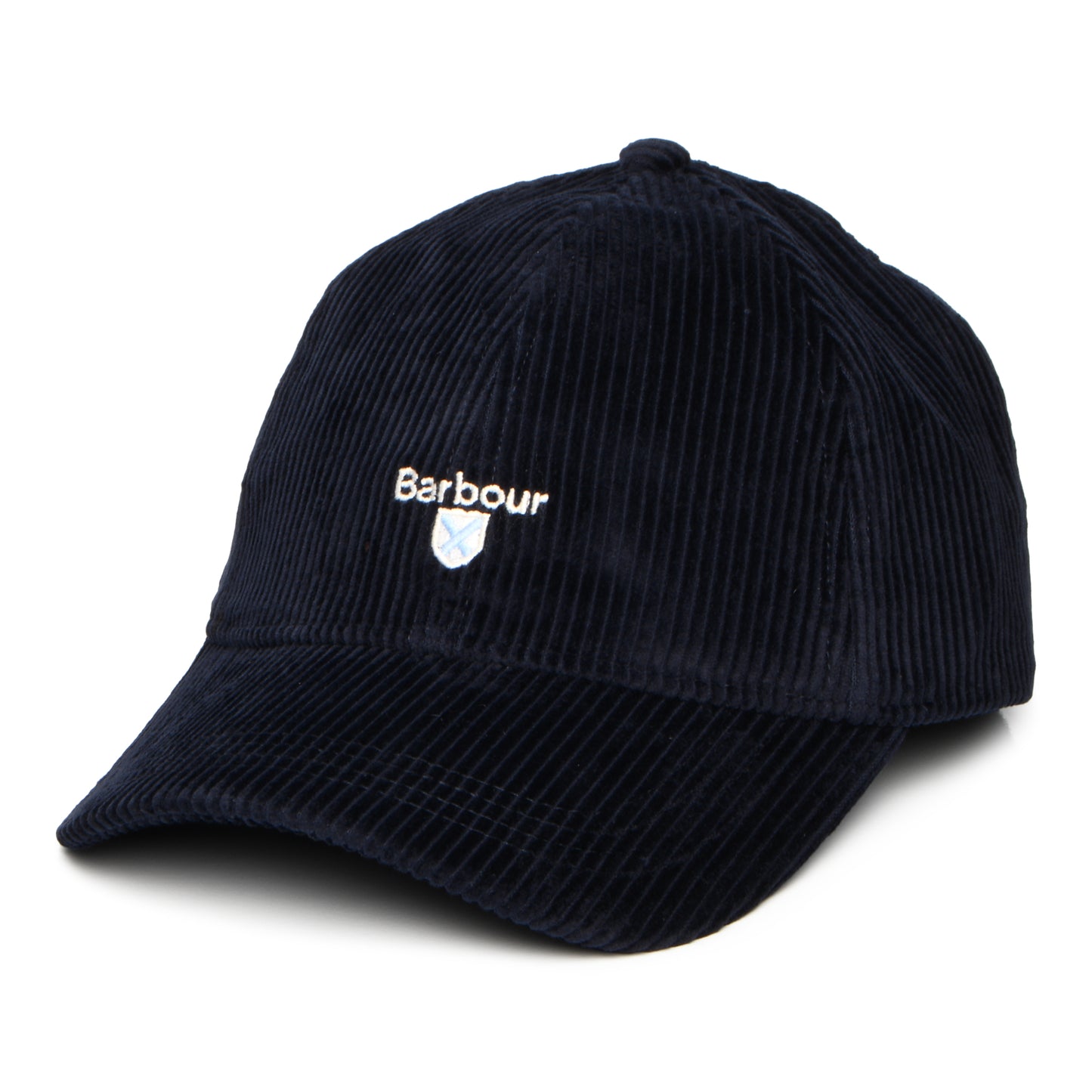 Barbour Hats Preston Corduroy Baseball Cap - Navy Blue