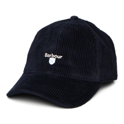 Barbour Hats Preston Corduroy Baseball Cap - Navy Blue