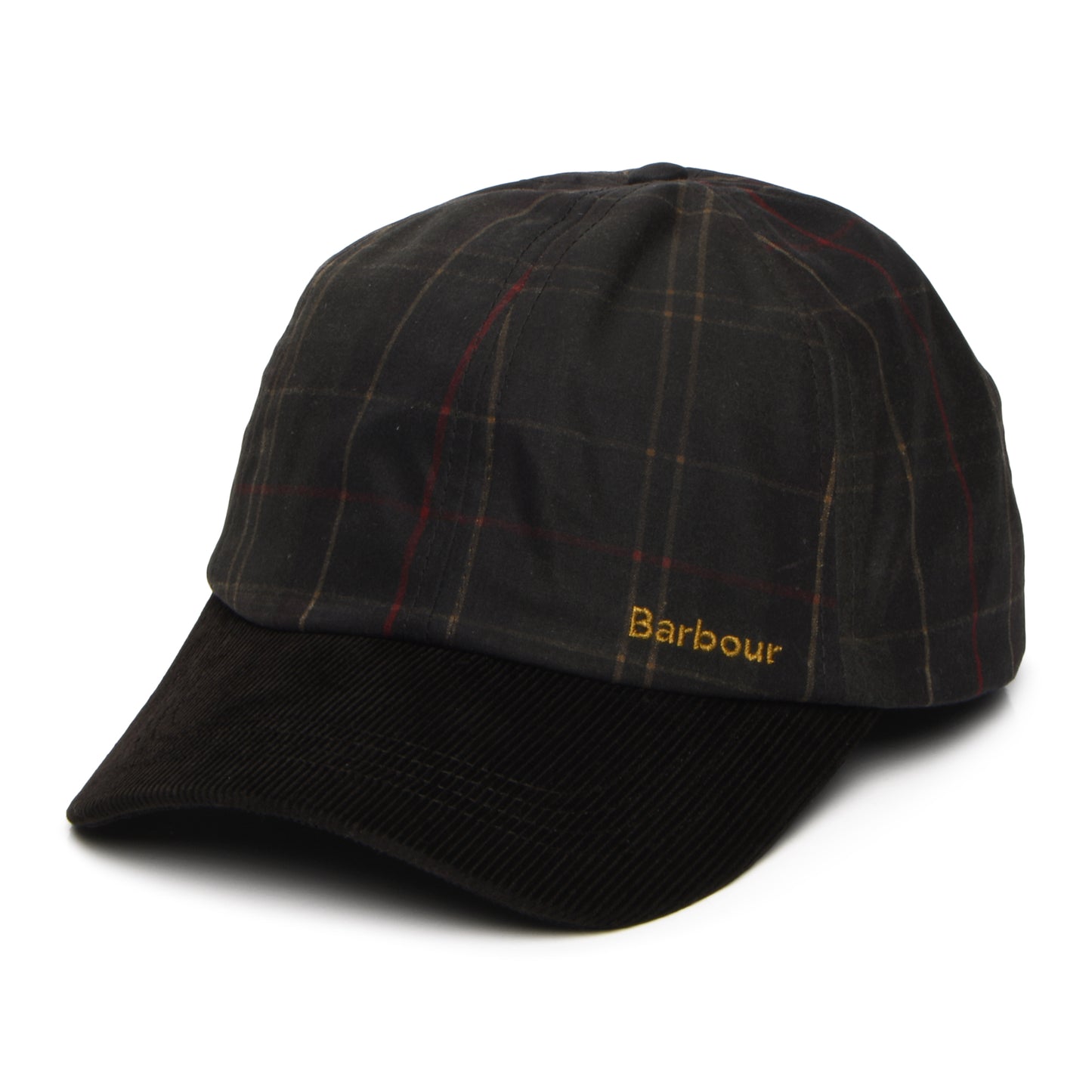 Barbour Hats Arlene Waxed Cotton Baseball Cap - Tartan