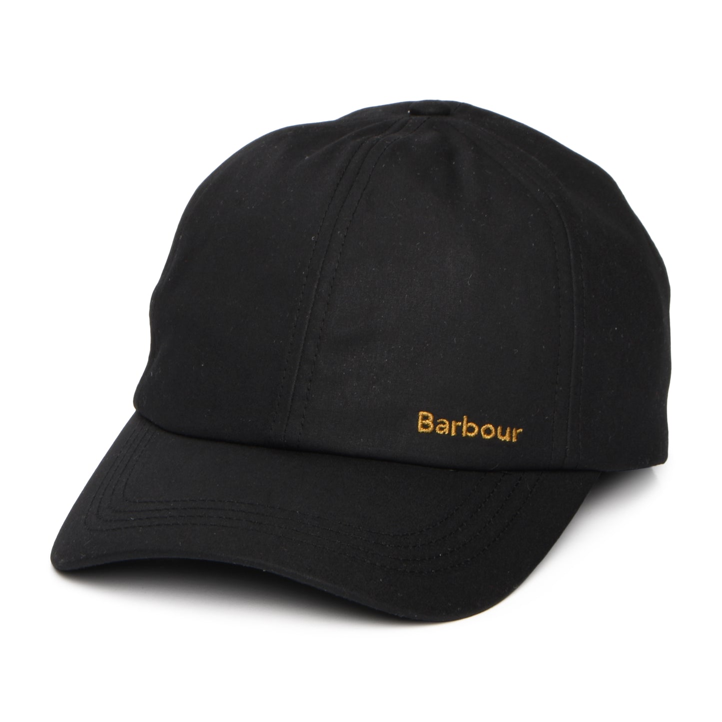 Barbour Hats Belsay Waxed Cotton Baseball Cap - Black