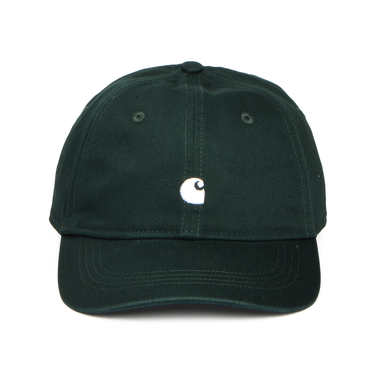 Carhartt WIP Hats Madison Logo Baseball Cap - Dark Moss-White