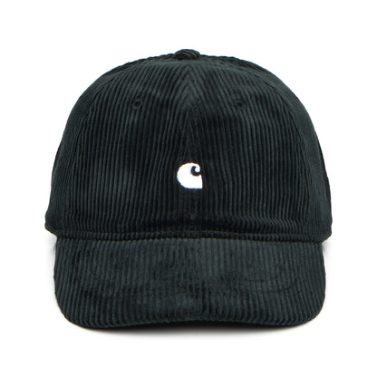 Carhartt WIP Hats Harlem Corduroy Baseball Cap - Dark Forest-White