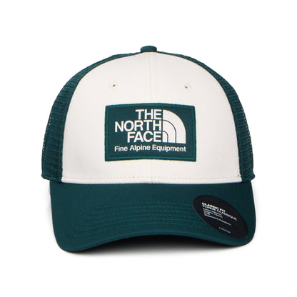 The North Face Hats Mudder Recycled Trucker Cap - Off White-Teal