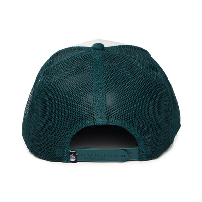The North Face Hats Mudder Recycled Trucker Cap - Off White-Teal