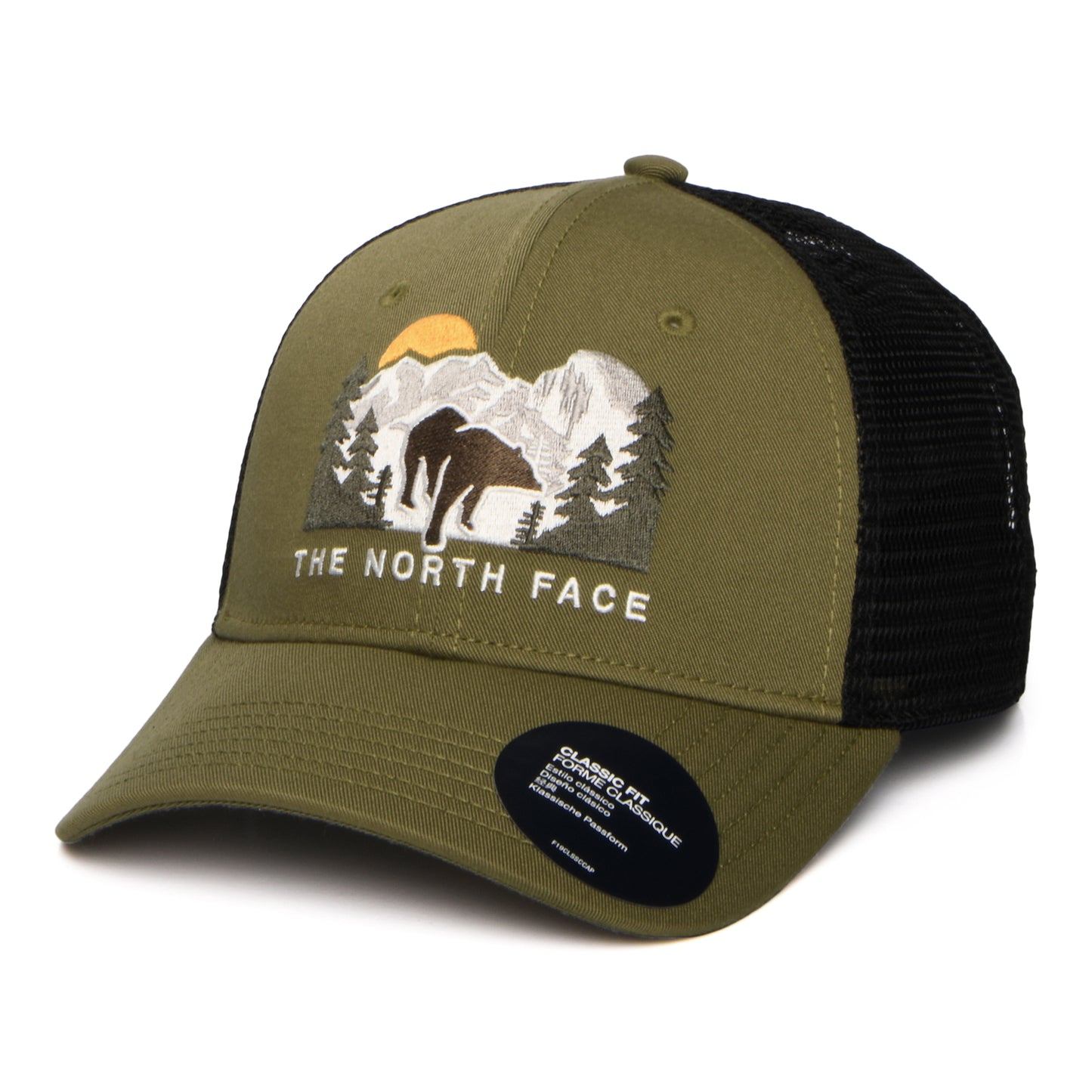The North Face Hats Embroidered Mudder Recycled Trucker Cap - Moss