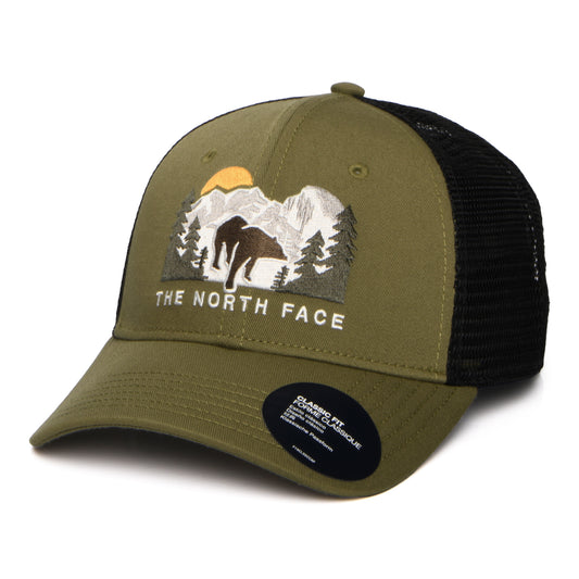 The North Face Hats Embroidered Mudder Recycled Trucker Cap - Moss