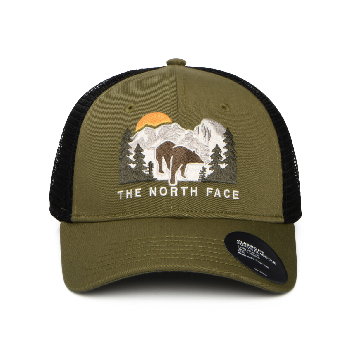 The North Face Hats Embroidered Mudder Recycled Trucker Cap - Moss
