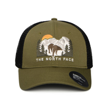 The North Face Hats Embroidered Mudder Recycled Trucker Cap - Moss