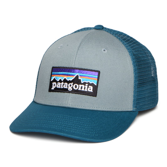 Patagonia Hats P-6 Logo Organic Cotton Trucker Cap - Sage-Teal