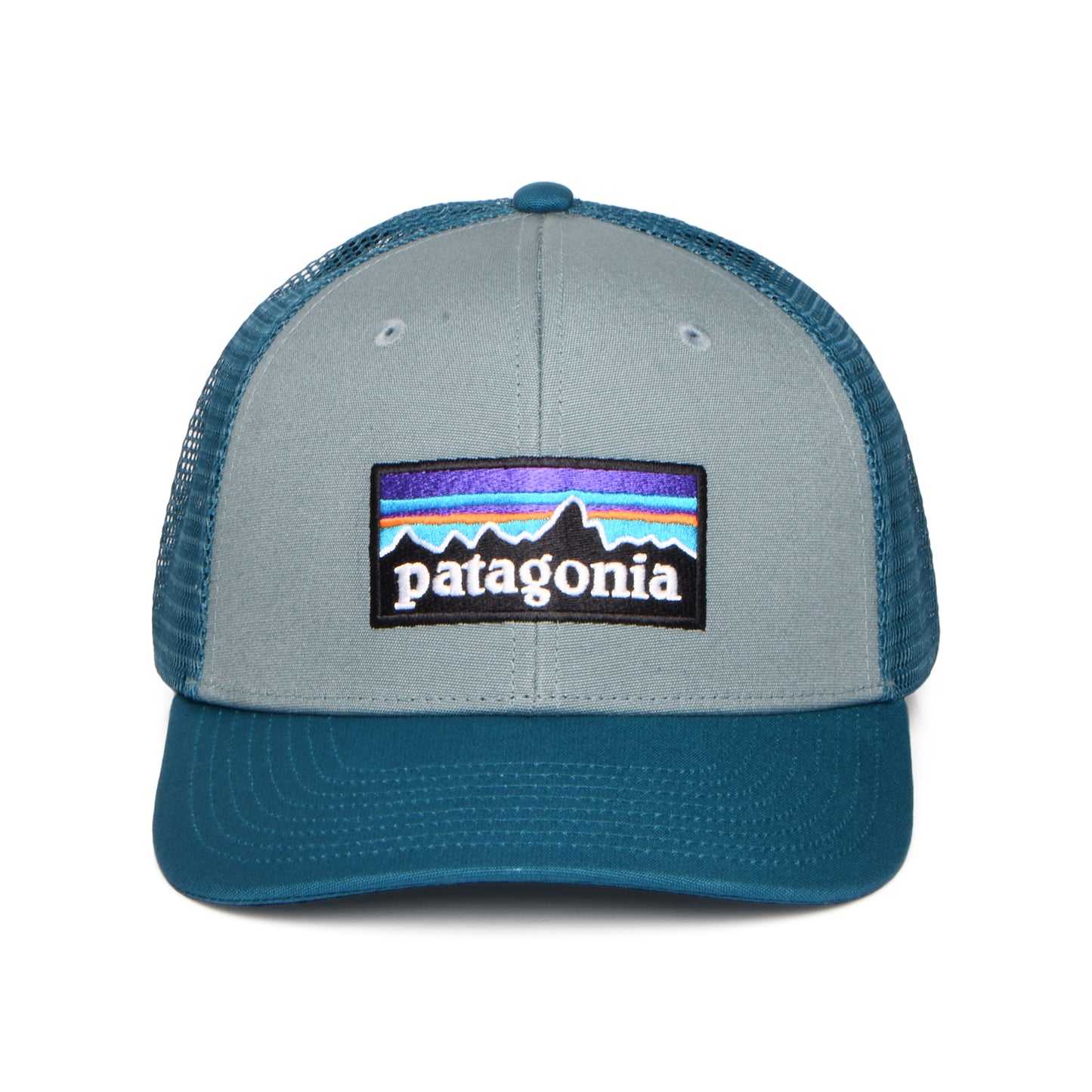 Patagonia Hats P-6 Logo Organic Cotton Trucker Cap - Sage-Teal