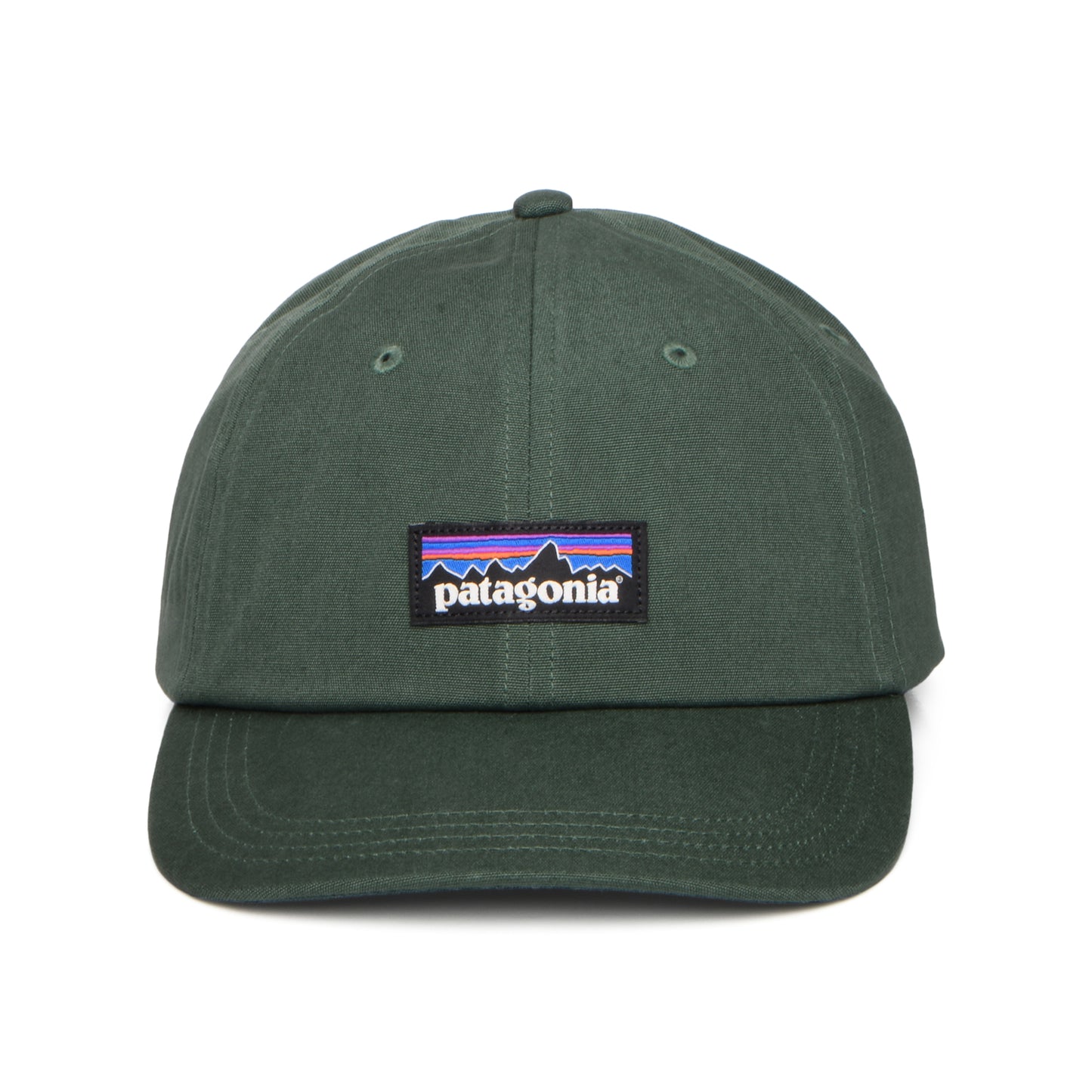 Patagonia Hats P-6 Label Trad Organic Cotton Baseball Cap - Pine Green