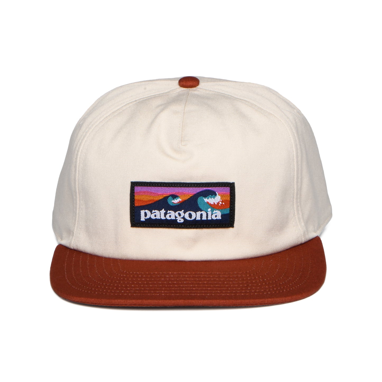 Patagonia Hats Boardshort Label Funfarer Organic Cotton Baseball Cap - Stone-Rust