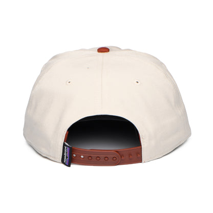 Patagonia Hats Boardshort Label Funfarer Organic Cotton Baseball Cap - Stone-Rust