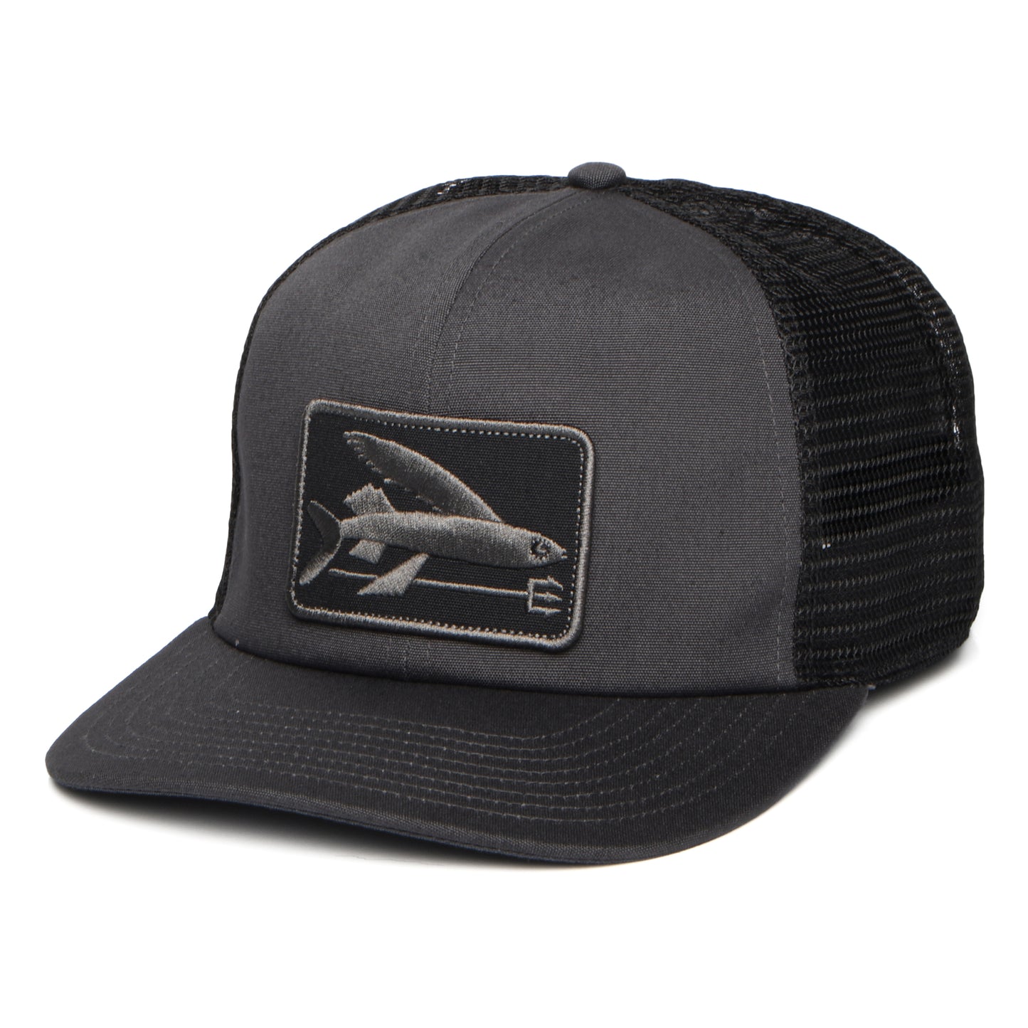 Patagonia Hats Flying Fish Relaxed Trucker Cap - Ink Black