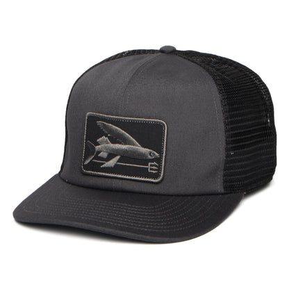Patagonia Hats Flying Fish Relaxed Trucker Cap - Ink Black