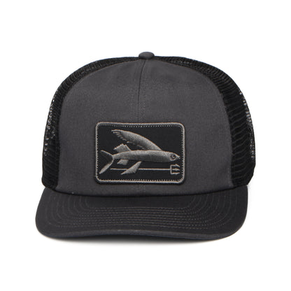 Patagonia Hats Flying Fish Relaxed Trucker Cap - Ink Black
