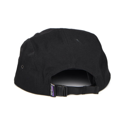 Patagonia Hats P-6 Label Graphic Maclure Organic Cotton 5 Panel Cap - Black-Grey
