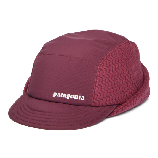 Patagonia Hats Winter Duckbill Baseball Cap With Earflaps - Berry
