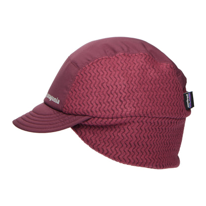 Patagonia Hats Winter Duckbill Baseball Cap With Earflaps - Berry