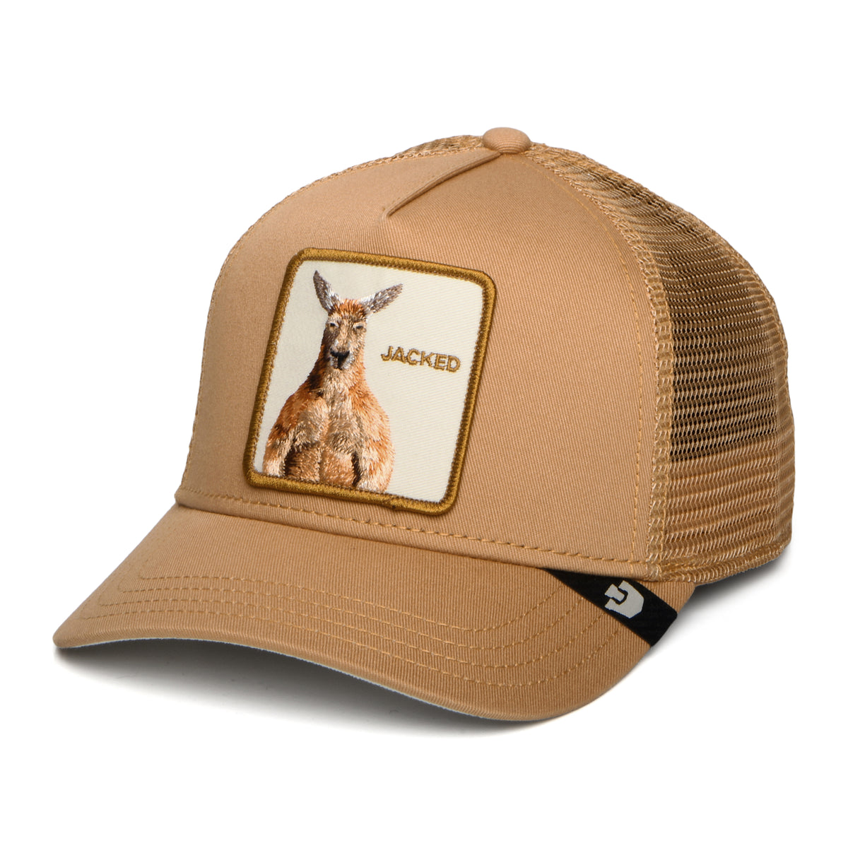 Goorin Jacked Kangaroo Trucker Cap - Tan