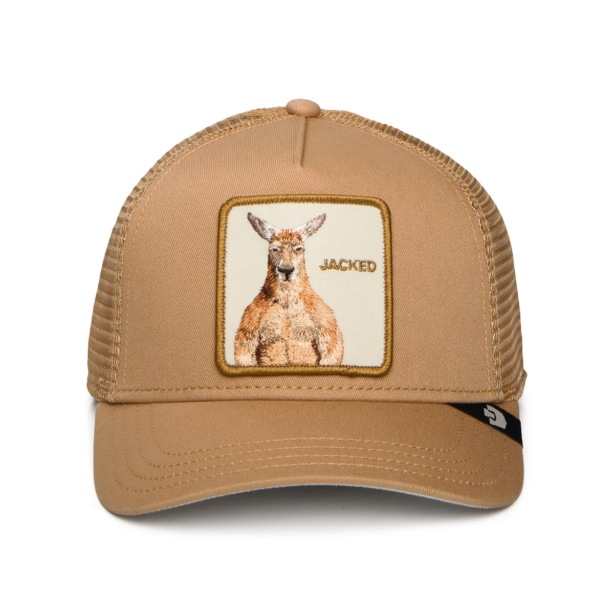 Goorin Jacked Kangaroo Trucker Cap - Tan