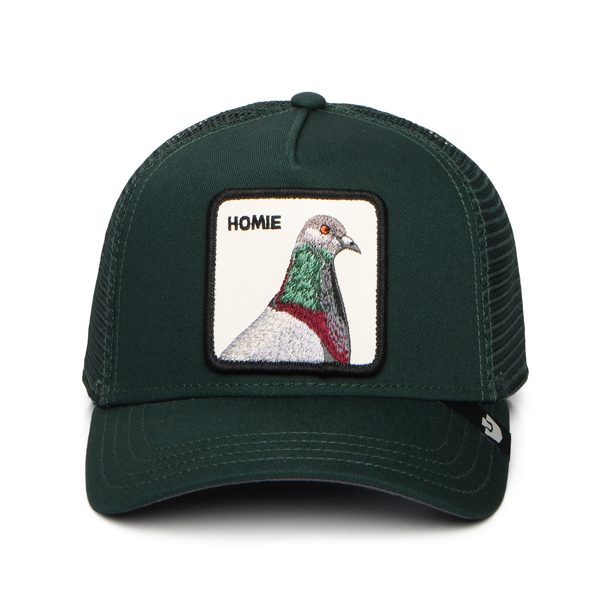 Goorin Homie Pigeon Trucker Cap - Dark Green