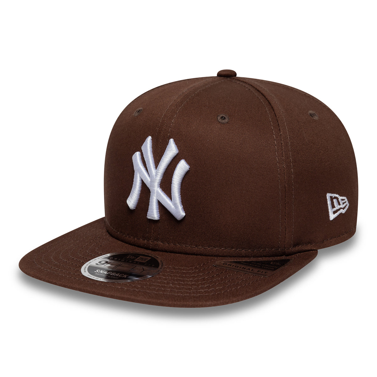 New Era 9FIFTY New York Yankees Snapback Cap - MLB League Essential Original Fit - Chocolate-White