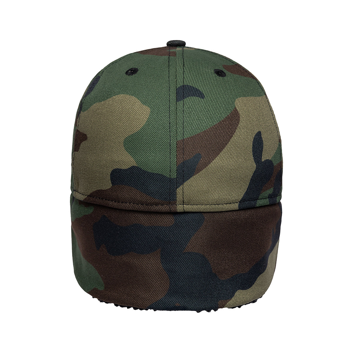 New Era 39THIRTY New York Yankees Baseball Cap - MLB Down Flap - Camo-Black