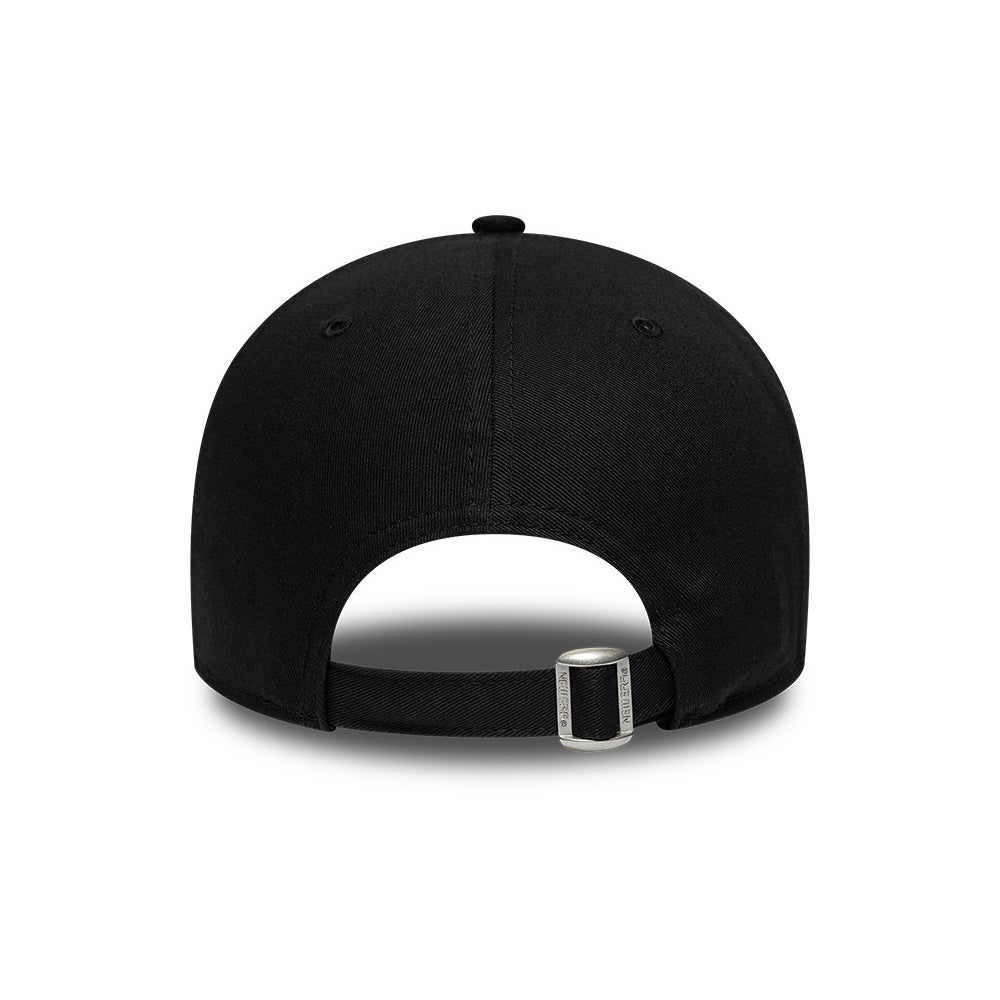 New Era 9FORTY Chicago Bulls Baseball Cap - NBA Team Outline - Black-Dark Grey