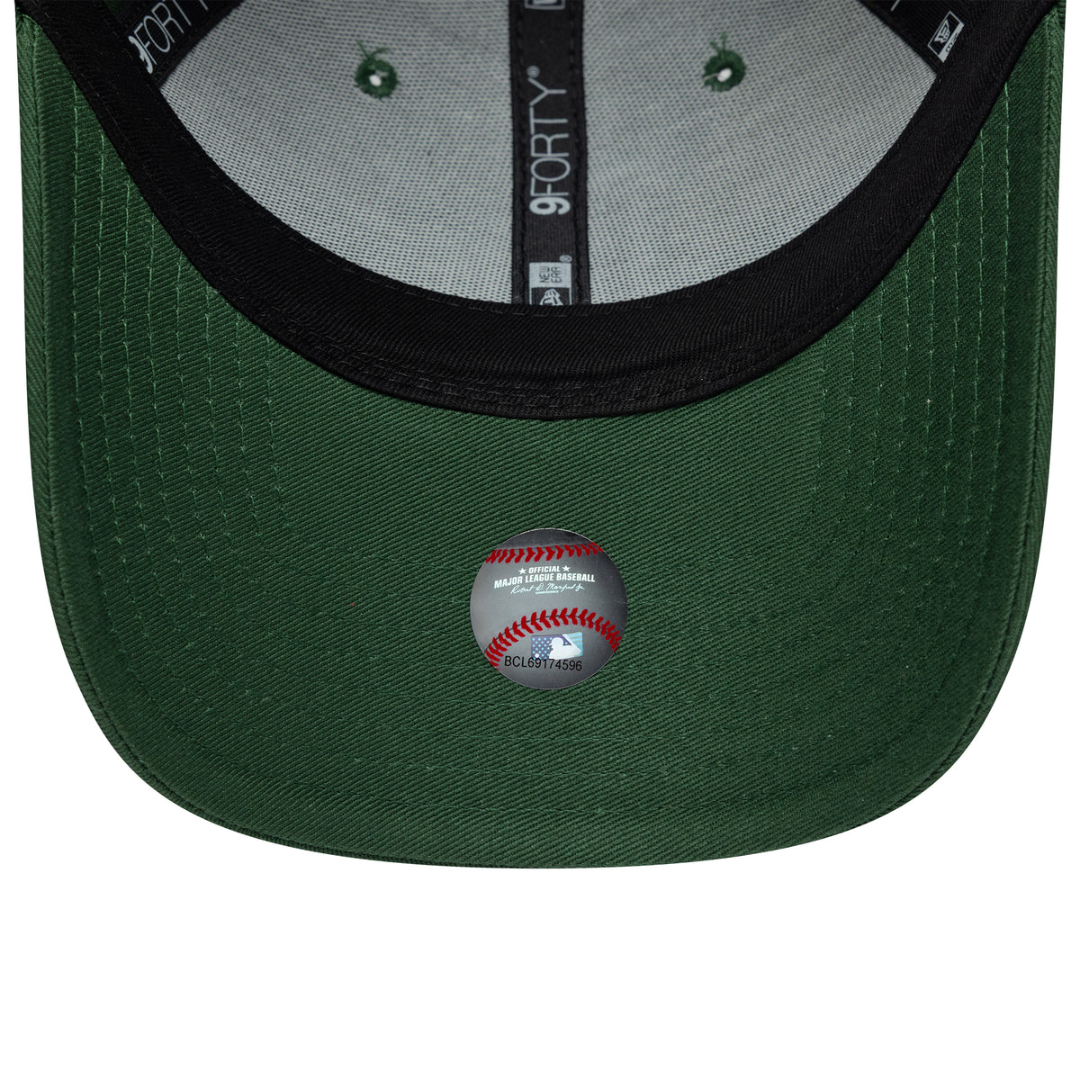 New Era 9FORTY L.A. Dodgers Baseball Cap - MLB Team Outline - Dark Green-White
