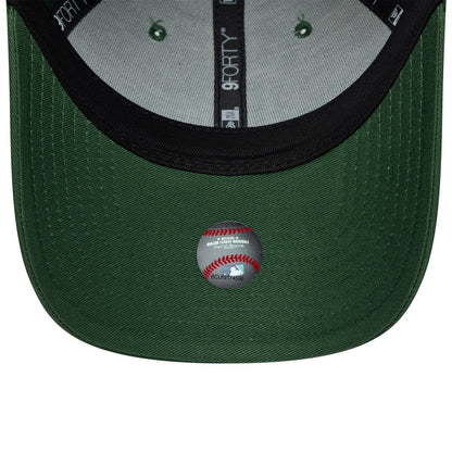 New Era 9FORTY L.A. Dodgers Baseball Cap - MLB Team Outline - Dark Green-White