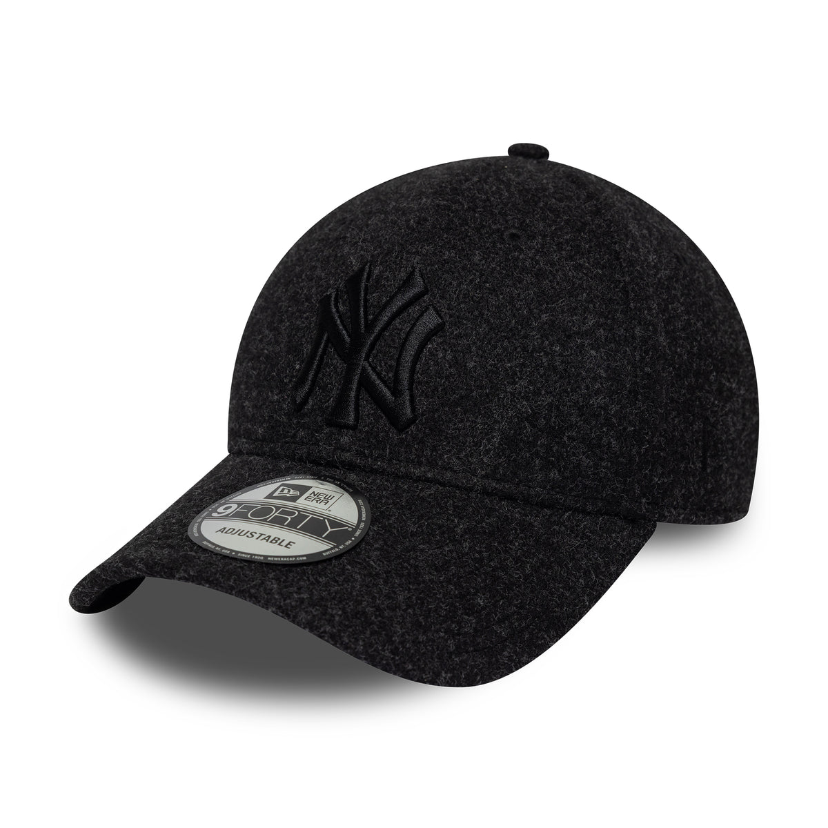 New Era 9FORTY New York Yankees Baseball Cap - MLB Winter - Black Heather