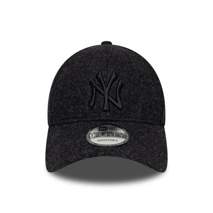 New Era 9FORTY New York Yankees Baseball Cap - MLB Winter - Black Heather