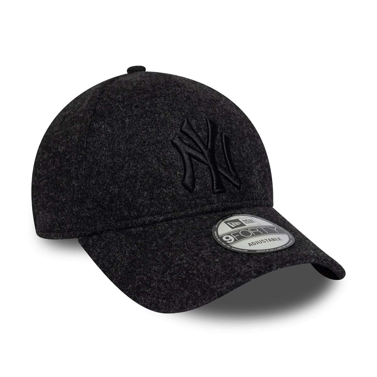 New Era 9FORTY New York Yankees Baseball Cap - MLB Winter - Black Heather