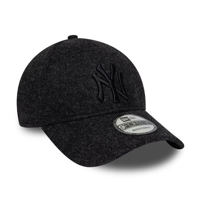 New Era 9FORTY New York Yankees Baseball Cap - MLB Winter - Black Heather