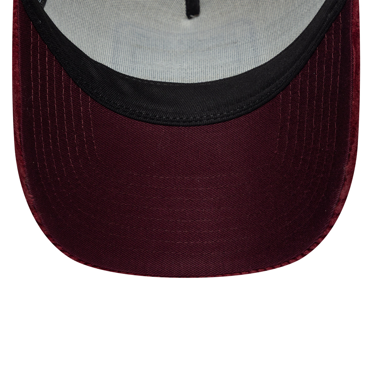 New Era 9FORTY A-Frame Trucker Cap - Cord Visor - Stone-Maroon