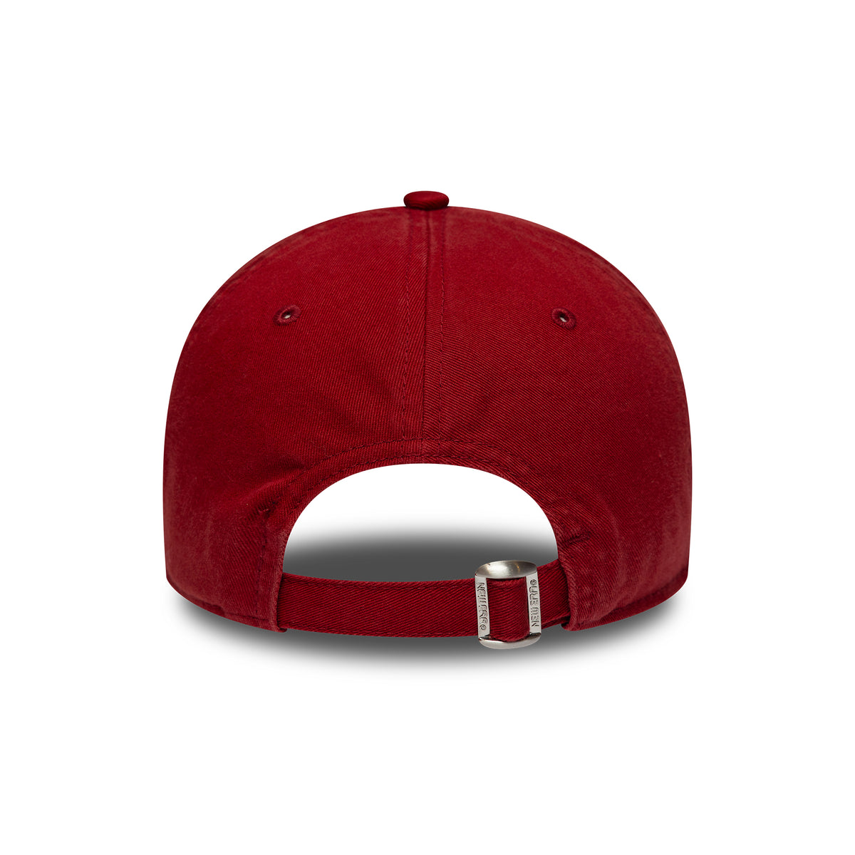 New Era 9TWENTY New York Mets Baseball Cap - MLB Washed Midi Logo - Deep Red