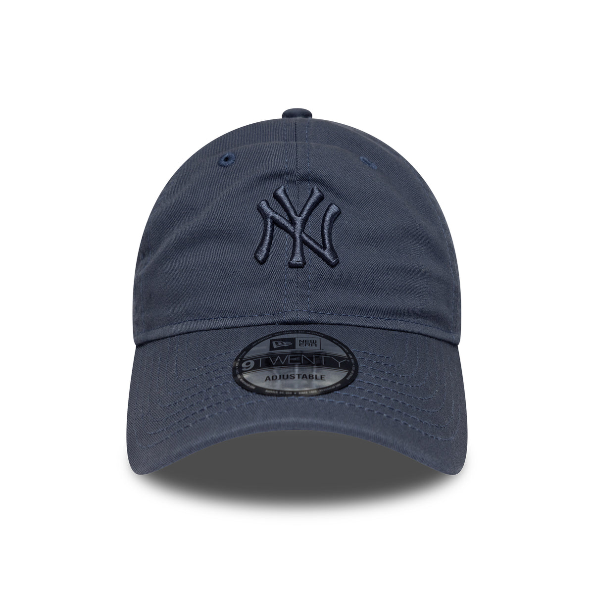 New Era 9TWENTY New York Yankees Baseball Cap - MLB Washed Midi Logo - Indigo