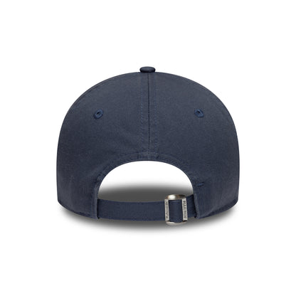 New Era 9TWENTY New York Yankees Baseball Cap - MLB Washed Midi Logo - Indigo