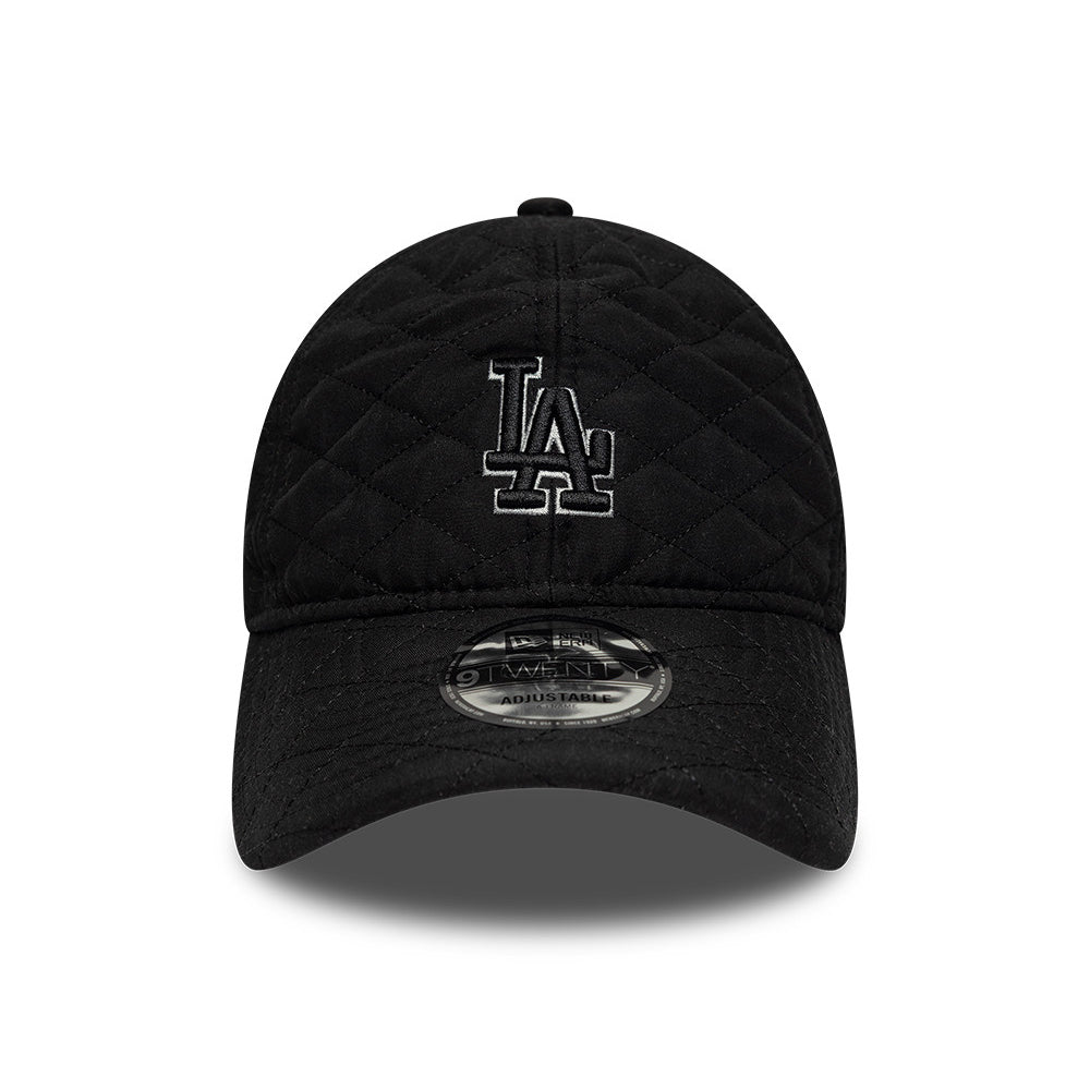 New Era 9TWENTY L.A. Dodgers Baseball Cap - MLB Padded Outline - Black-Grey