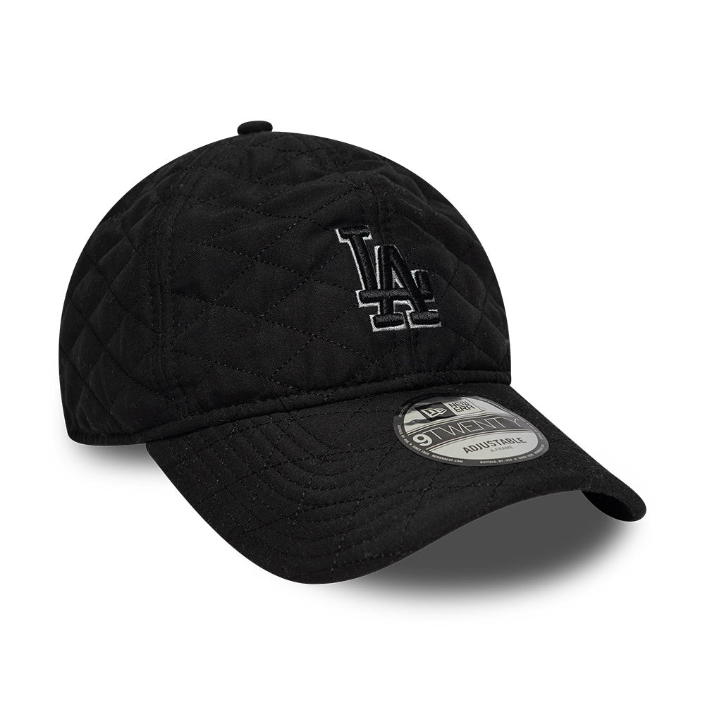 New Era 9TWENTY L.A. Dodgers Baseball Cap - MLB Padded Outline - Black-Grey