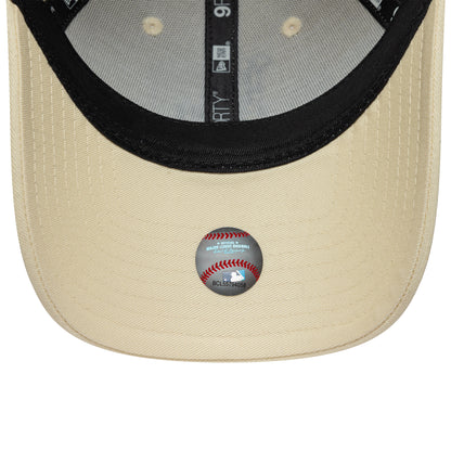 New Era Womens 9FORTY L.A. Dodgers Baseball Cap - MLB Polka Dot Infill - Cream-Black