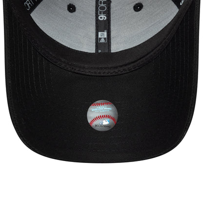 New Era Womens 9FORTY New York Yankees Baseball Cap - MLB Polka Dot Infill - Black-Cream