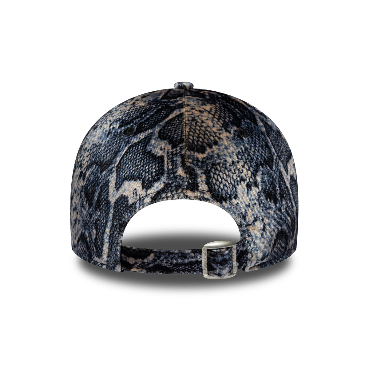 New Era Womens 9FORTY New York Yankees Baseball Cap - MLB Snake Print - Black-Beige