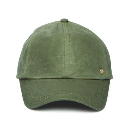 Failsworth Hats Womens British Waxed Cotton Baseball Cap - Sage