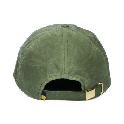 Failsworth Hats Womens British Waxed Cotton Baseball Cap - Sage