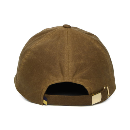 Failsworth Hats Womens British Waxed Cotton Baseball Cap - Tan