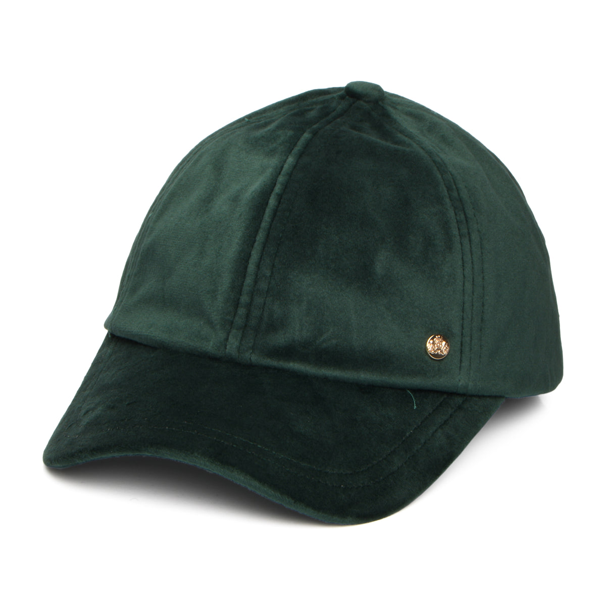 Failsworth Hats Womens Velvet Baseball Cap - Forest