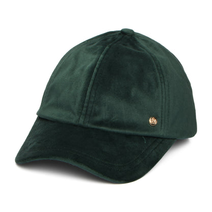 Failsworth Hats Womens Velvet Baseball Cap - Forest