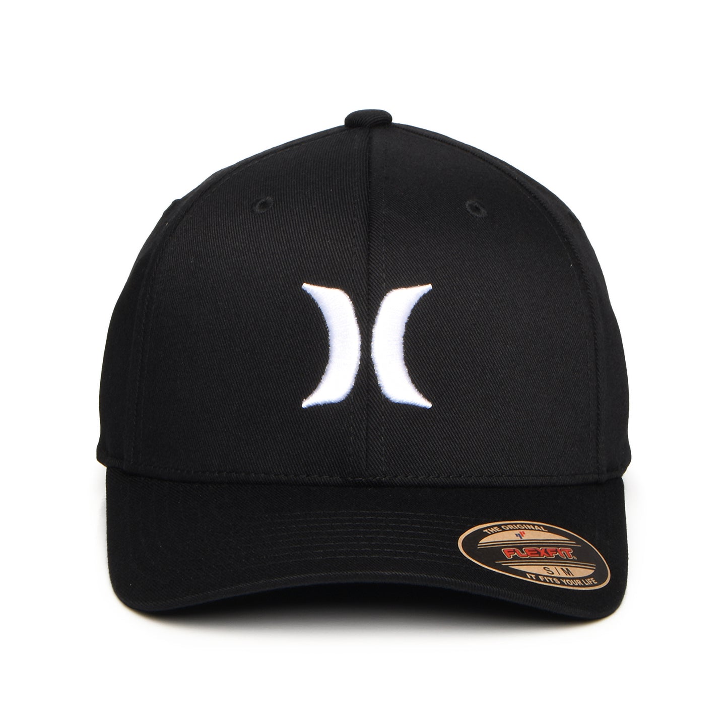 Hurley Hats One & Only Flexfit Baseball Cap - Black-White